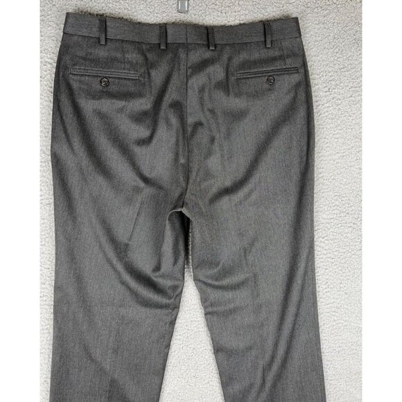 Lauren Ralph Lauren Mens Gray Suit Dress Pants 36x32 Straight Leg Poly/Rayon - Picture 4 of 11